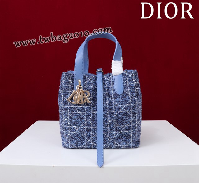 Dior专柜新款迪奥高仿原单藤格纹图案Toujours竖版手袋时尚托特购物包 djfk1675